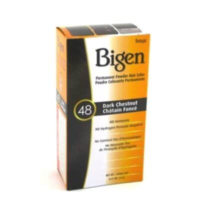 Bigen Powder Hair Color #48 Dark Chestnut 0.21oz (2 Pack)