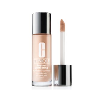 Clinique Beyond Perfecting Liquid Lightweight Full Coverage Foundation + Concealer For Dry Combination to Oily Skin Types, Alabaster