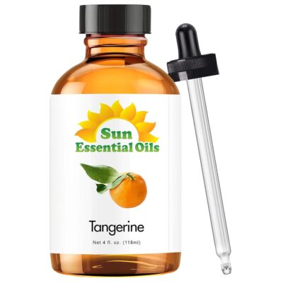 Sun Essential Oils 4oz - Tangerine Essential Oil - 4 Fluid Ounces - Tangerine Oil - Aromatherapy Oils