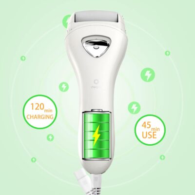 Electric Feet Callus Removers Rechargeable,Portable Electronic Foot File Pedicure Tools, Electric Callus Remover Kit,Professional Pedi Feet Care Perfect for Dead,Hard Cracked Dry Skin Ideal Gift - Image 5