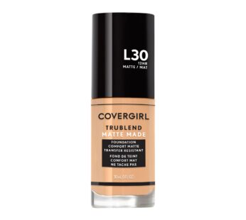 Covergirl Trublend Matte Made Liquid Foundation, L30 Golden Ivory, 1.014 Fl Oz
