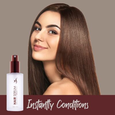 HerStyler Serum, 4 Pack - Hair Styling Agent with Argan Oil for Dry, Damaged Hair - Frizz Control Serum for Straightening, Shine, Trendy Tresses - Image 4