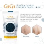 GiGi Hard Wax Beads, Soothing Azulene Hair Removal Wax for Sensitive Skin, 14 oz - Image 3