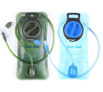 Baen Sendi Hydration Bladder 2 Liter/70 oz(2 Pack) – Water Bladder Pack of 2(1 Piece blue+1 Piece Armygreen) – BPA Free Hydration Pack Replacement