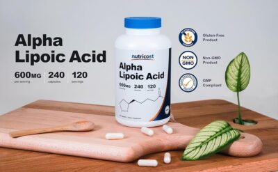 Nutricost Alpha Lipoic Acid 600mg Per Serving, 240 Capsules - Gluten Free, Vegetarian Capsules, Soy Free & Non-GMO - Image 7