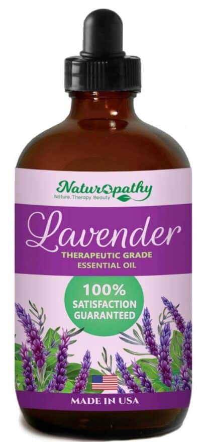 Naturopathy Lavender Essential Oil, 100% Natural Therapeutic Grade, Premium Quality Lavender Oil, 4 fl. Oz - Perfect for Aromatherapy and Relaxation - Image 4
