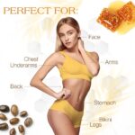 GiGi Dark Honee Hair Removal Soft Wax, Thick to Coarse Hairs, Normal to Dry Skin, Men and Women, 14 oz. - Image 5