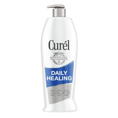Cur?l Daily Healing Body Lotion for Dry Skin, Repairs Dry Skin and Retains Moisture, Body and Hand Lotion, 20 Ounce, with Advanced Ceramides Complex