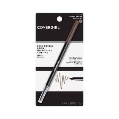 COVERGIRL - Easy Breezy Brow Micro-Fine + Define Pencil, Micro-fine tip, no sharpening required, Built-in spoolie-brush, 100% Cruelty-Free - Image 2