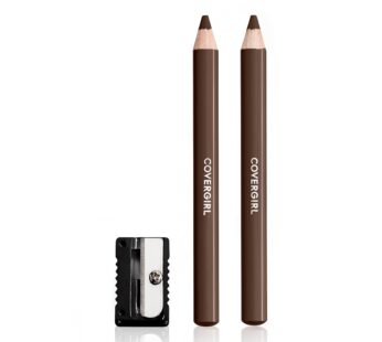 COVERGIRL – Easy Breezy Brow Fill + Define Brow Pencil, Sharpener Included, Long-Lasting, Deeply Pigmented, Blendable Formula, 100% Cruelty-Free