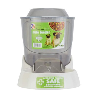 Van Ness Pets Small Gravity Auto Feeder for Cats/Dogs, 3 Pound Capacity GRAY - Image 5