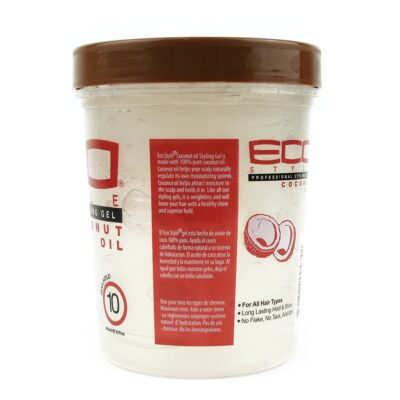 Eco Style Gel Coconut Oil, 32 Ounce - Image 2