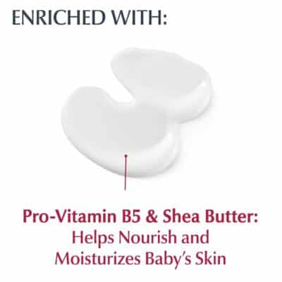 Eucerin Baby Body Lotion, Hypoallergenic and Fragrance Free Baby Lotion, Baby Moisturizer with Pro-Vitamin B5 and Shea Butter, 13.5 Fl Oz Bottle - Image 3