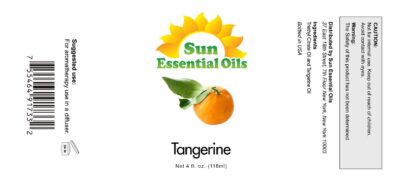 Sun Essential Oils 4oz - Tangerine Essential Oil - 4 Fluid Ounces - Tangerine Oil - Aromatherapy Oils - Image 2