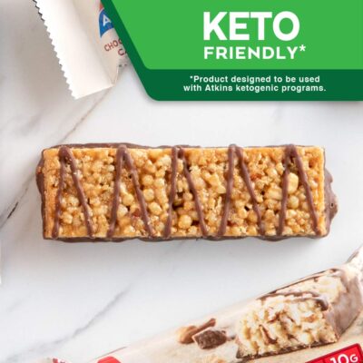 Atkins Chocolate Almond Caramel Bar, Keto-Friendly, Gluten Free with Real Almond Butter, 5 Count (Pack of 1) - Image 5