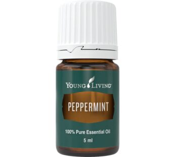 Young Living Peppermint Essential Oil 5ml | Ideal for Muscle Relaxation | Invigorating Mint Aroma | Cooling Sensation | Aromatherapy Diffuser at Home or After a Workout