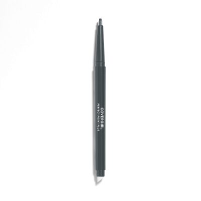 CoverGirl Perfect Point Plus Eyeliner Pencil, Charcoal, Long-Lasting, Versatile Black Eyeliner, Soft Smudging Tip, No Sharpening Needed, Pack of 1