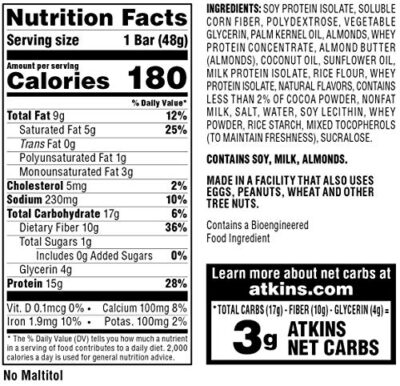 Atkins Chocolate Almond Caramel Bar, Keto-Friendly, Gluten Free with Real Almond Butter, 5 Count (Pack of 1) - Image 10