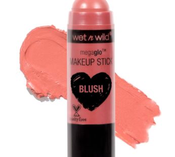 wet n wild MegaGlo Makeup Stick, Buildable Color, Versatile Use, Cruelty-Free & Vegan – Pink Floral Majority