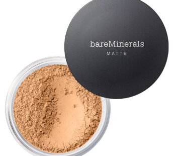 bareMinerals Original Matte Loose Mineral Foundation SPF 15, Powder Foundation Makeup, Buildable Coverage, Reduces Shine, Talc Free Foundation, Vegan