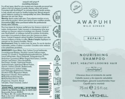 Awapuhi Wild Ginger by Paul Mitchell Nourishing Shampoo, Ultra Rich, Color-Safe Formula, For Dry, Damaged + Color-Treated Hair, 2.5 fl. oz. - Image 7