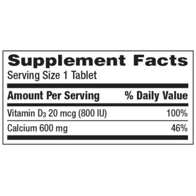 Caltrate 600 Plus D3 Calcium and Vitamin D Supplement Tablets, Bone Health Supplements for Adults - 200 Count - Image 6