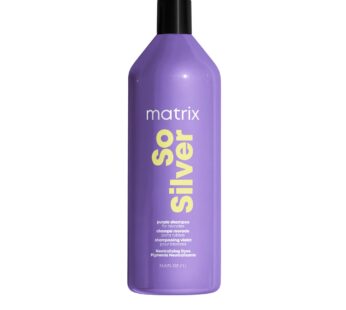 Matrix So Silver Purple Shampoo | Neutralizes Yellow Tones | Color Depositing & Toning | For Color Treated, Blonde, Grey, and Platinum Hair | Packaging May Vary | 33.8 Fl. Oz. | Vegan