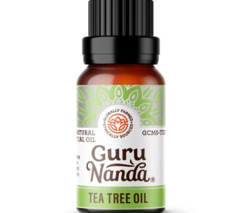 GuruNanda Tea Tree Essential Oil (0.5 Fl Oz) – 100% Pure, Natural and Undiluted Essential Oil for Diffusers – Perfect for Aromatherapy, Massages & DIY Recipes – Helps in Skin and Hair Care