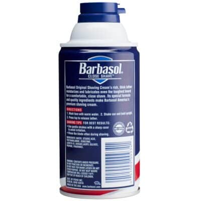 Barbasol Original Thick and Rich Cream Men Shaving Cream, 10 Ounce - Image 2