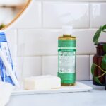 Dr. Bronner's - Pure-Castile Liquid Soap (Almond, 16 ounce, 2-Pack) - Made with Organic Oils, 18-in-1 Uses: Face, Body, Hair, Laundry, Pets and Dishes, Concentrated, Vegan, Non-GMO - Image 3