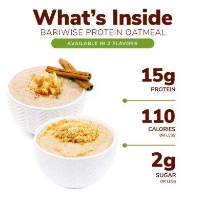 BariWise Instant Protein Oatmeal, Maple & Brown Sugar, No Sugar, Gluten Free, Low Carb (7ct) - Image 2