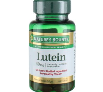 Nature’s Bounty Lutein Softgels, 30 count (Pack of 2)