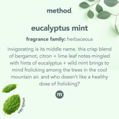 Method Daily Shower Spray Cleaner, Eucalyptus Mint, 28 Ounce, 2 pack, Packaging May Vary - Image 3
