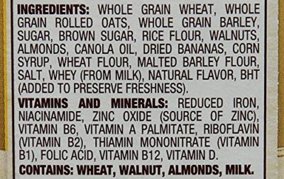 POST GREAT GRAINS BANANA NUT CRUNCH RTE CEREAL BANANA NUT CRUNCH FLAKE AND CLUSTER BOX 15.5 OUNCES 1 - Image 8