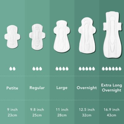 Rael Pads for Women, Organic Cotton Cover - Period Pads with Wings, Feminine Care, Sanitary Napkins, Heavy Absorbency, Unscented, Ultra Thin (Overnight, 30 Count) - Image 5