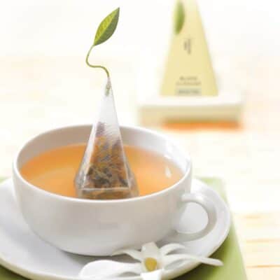 Tea Forte Presentation Box Tea Sampler Gift Set, 20 Assorted Variety Handcrafted Pyramid Tea Infuser Bags (Herbal Tea) - Image 3