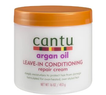 Cantu Argan Oil Leave in Conditioning Repair Cream, 16, 96 oz (Pack of 6)