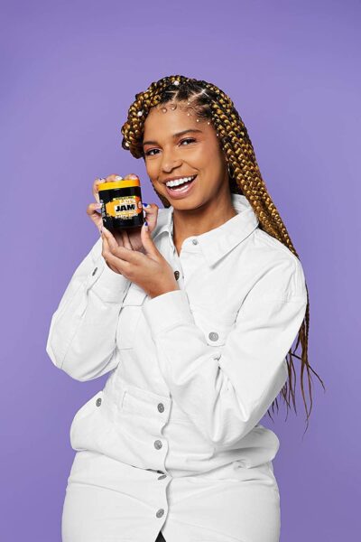 SoftSheen-Carson Let's Jam! Shining and Conditioning Hair Gel by Dark and Lovely, Extra Hold, All Hair Types, Styling Gel Great for Braiding, Twisting & Smooth Edges, Extra Hold, 14 oz - Image 6