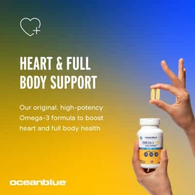Oceanblue Professional Omega-3 2100-120 Count - High-Potency Triple Strength Burpless Fish Oil with EPA, DHA & DPA - Wild Caught - Orange Flavor, 60 Servings - Image 4