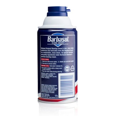 Barbasol Original Thick and Rich Shaving Cream for Men, 10 Ounce(Pack of 6) - Image 2