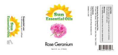 Sun Essential Oils 4oz - Rose Geranium Essential Oil - 4 Fluid Ounces - Rose and Geranium Essential Oil - Image 2