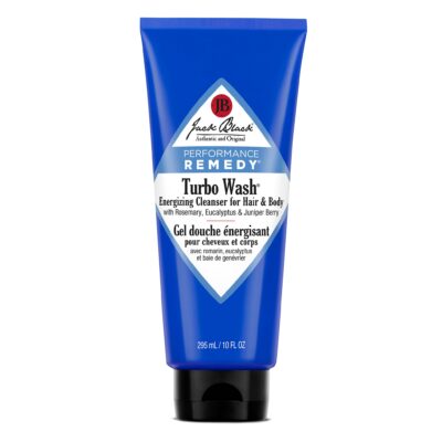 Jack Black Turbo Wash Energizing Cleanser for Hair & Body, 10 Fl Oz