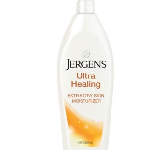 Jergens Ultra Healing Dry Skin Moisturizer, Body and Hand Lotion, for Absorption into Extra Dry Skin, 21 Ounce, with HYDRALUCENCE blend, Vitamins C, E, and B5