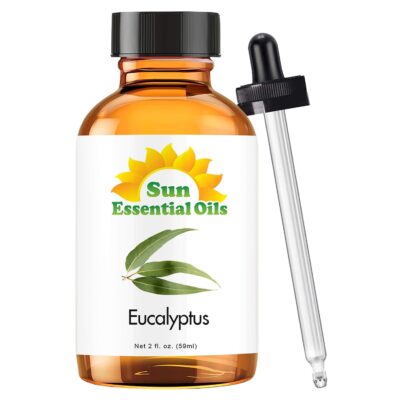 Sun Essential Oils 2oz - Eucalyptus Essential Oil - 2 Fluid Ounces - Eucalyptus Oil - Aromatherapy Oils - Diffuser Oil