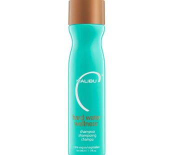 Malibu C Hard Water Wellness Shampoo – Hydrating Sulfate Free Shampoo – Hair Care for Hard Water – Protects Hair from Hard Water Elements + Removes Build Up (9 oz)