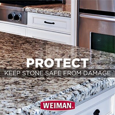 Weiman Granite Cleaner and Polish - 16 Ounce 2 Pack - For Granite Marble Soapstone Quartz Quartzite Slate Limestone Corian Laminate Tile Countertop and More - Image 6
