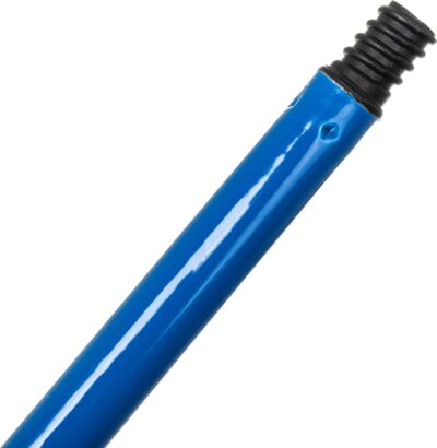 Carlisle FoodService Products Flo-Pac Powder Coated Metal Threaded Handle, 7/8" Diameter x 48" Length, Blue (Case of 12) - Image 2