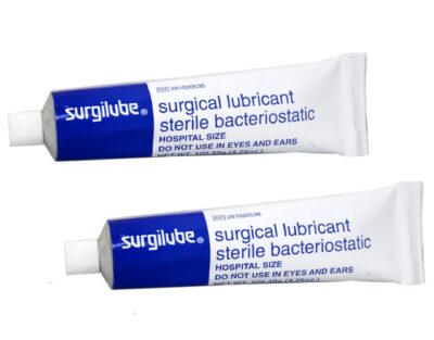 Surgilube Surgical Lubricant Sterile Bacteriostatic Jelly - 4.25 Ounces each (Value Pack of 2)