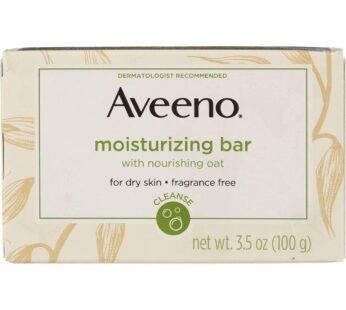 AVEENO Naturals Moisturizing Bar for Dry Skin 3.50 oz (Pack of 5)