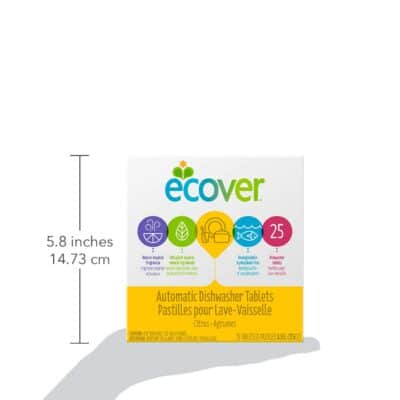 Ecover Automatic Dishwasher Soap Tablets, Citrus, 25 Count (Pack of 6) - Packaging May Vary - Image 4